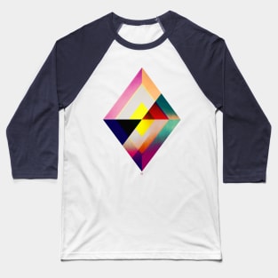 Geometric Diamond 2 Baseball T-Shirt